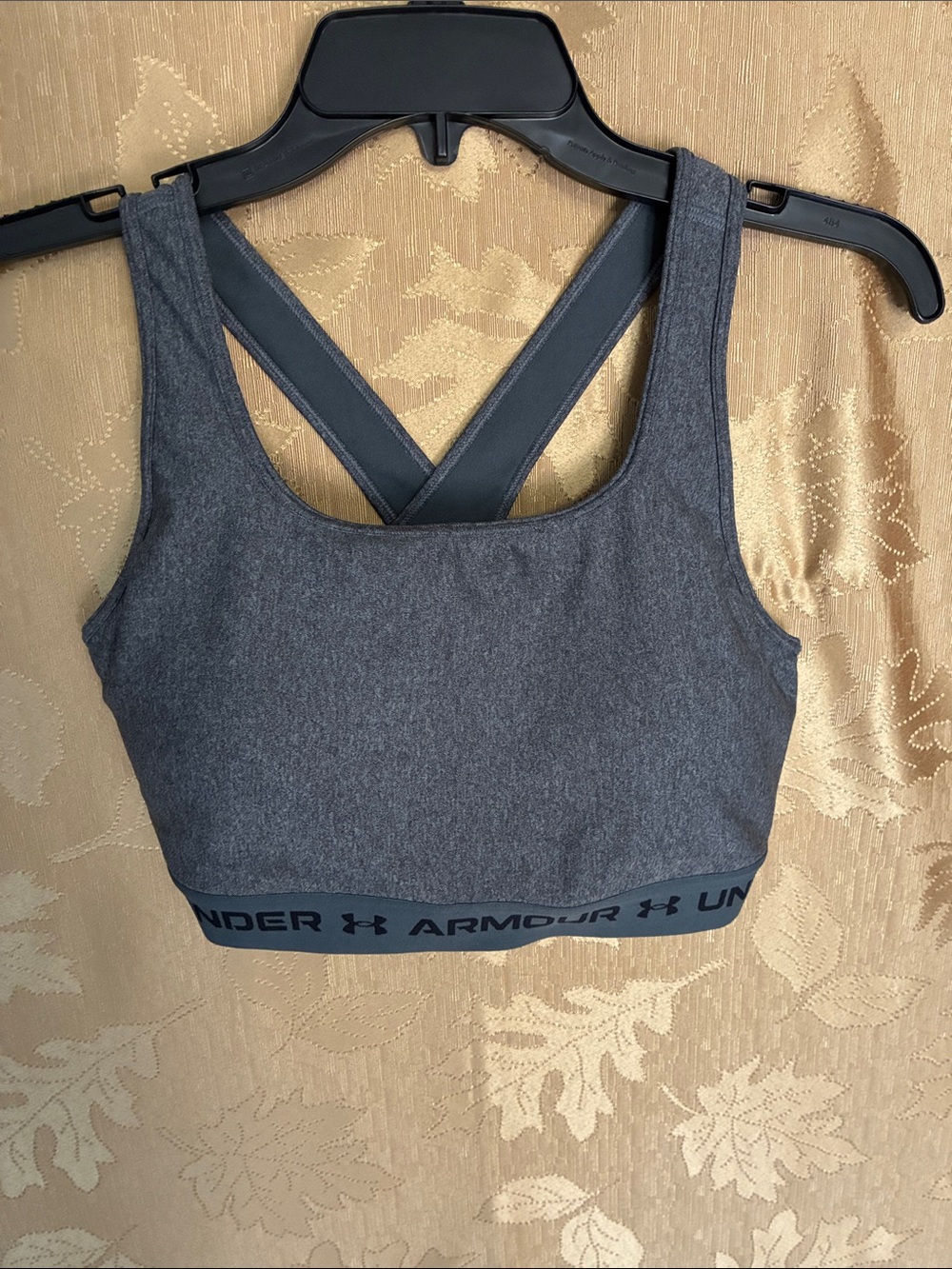 Under Armour Dark Gray Crossback Training Bodysuit Top